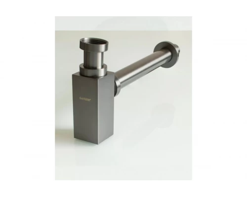 Сифон для раковины Ganzer A-6Q графит