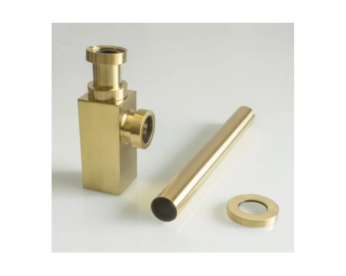 Сифон для раковины Ganzer A-6S матовое золото