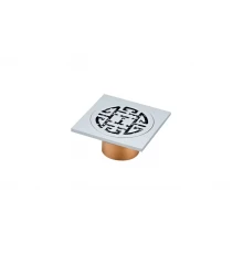 Трап прямой с обратным клапаном 10х10 Hansen H6801 хром