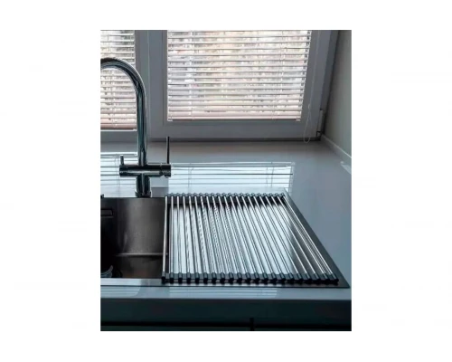 Коврик для кухни складной для сушки посуды /Ролл-мат для кухонных моек Hansen HS26003