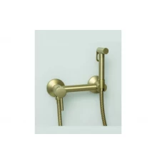 Смеситель для биде с гигиеническим душем Ganzer GZ12202-S Set матовое золото