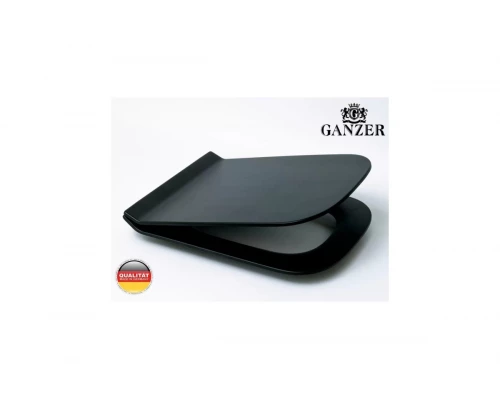Сиденья для унитаза с микролифтом 413мм.340мм Ganzer GZ19002-C черный