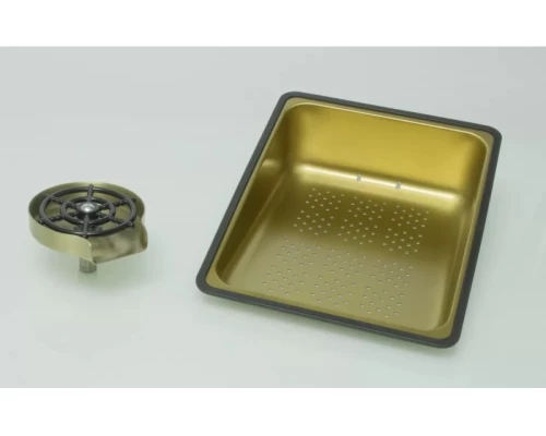 Мойка многофункциональная 75х46мм из нержавеющей стали без смесителя  Ganzer GZ46075-S