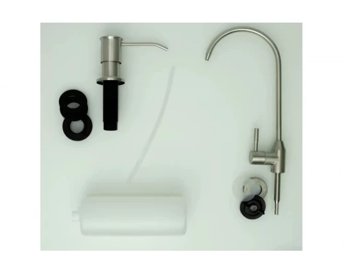 Мойка многофункциональная 75х46мм из нержавеющей стали без смесителя Ganzer GZ46075-G сатин