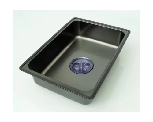 Мойка многофункциональная 75х46мм из нержавеющей стали без смесителя Ganzer GZ46075-Q графит
