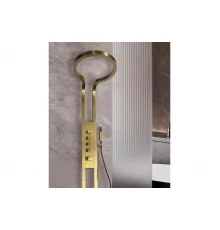 Панель для душа, многофункциональный GANZER GZ01168-S мат. золото