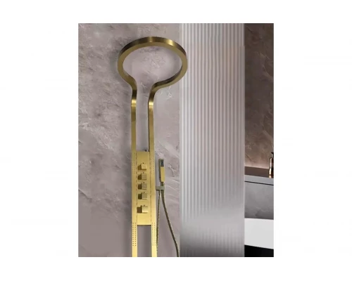 Панель для душа, многофункциональный GANZER GZ01168-S мат. золото