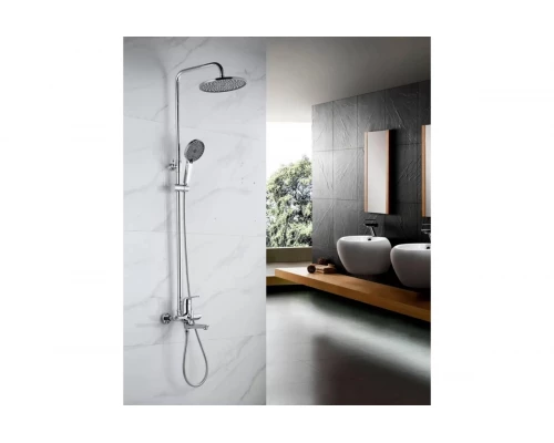 Душевая система с тропическим душем Ganzer  GZ24061 хром