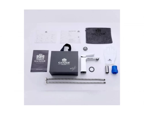 Смеситель для умывальника из латуни Ganzer GZ05111 хром