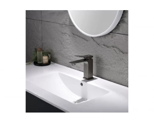 Смеситель для умывальника из латуни Ganzer GZ05111-Q графит