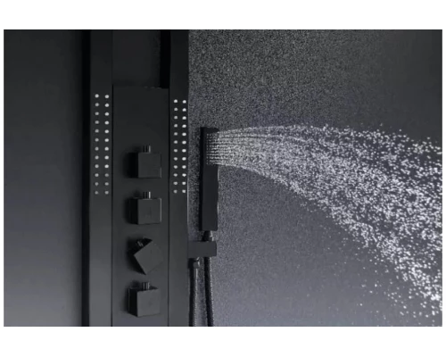 Душевая панель, водопад GANZER GZ01168-C черный