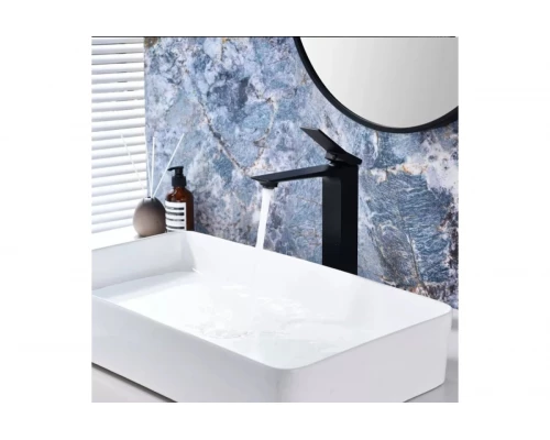 Смеситель однорычажный для раковины-чаши Ganzer GZ05112-C черный