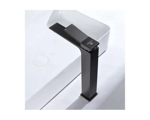 Смеситель однорычажный для раковины-чаши Ganzer  GZ05112-Q графит