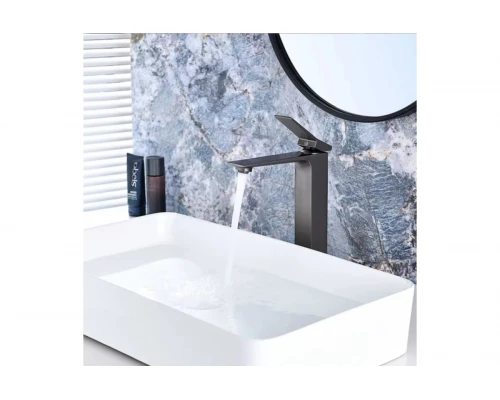 Смеситель однорычажный для раковины-чаши Ganzer  GZ05112-Q графит