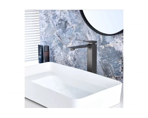 Смеситель однорычажный для раковины-чаши Ganzer  GZ05112-Q графит