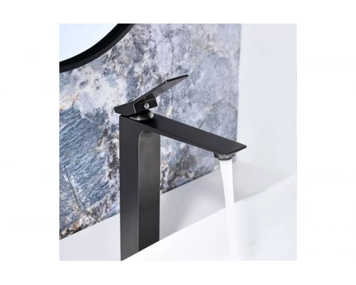 Смеситель однорычажный для раковины-чаши Ganzer  GZ05112-Q графит