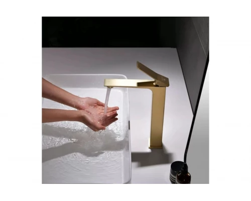 Смеситель однорычажный для раковины-чаши Ganzer GZ05112-S золото