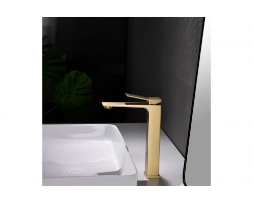 Смеситель однорычажный для раковины-чаши Ganzer GZ05112-S золото