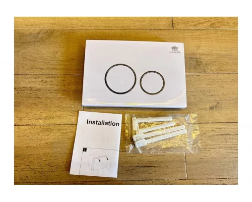 Кнопка смыва для инсталляции Ganzer GZ2751-F механическая белый