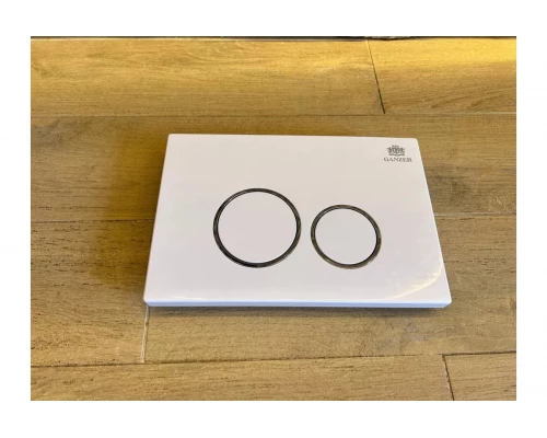 Кнопка смыва для инсталляции Ganzer GZ2751-F механическая белый