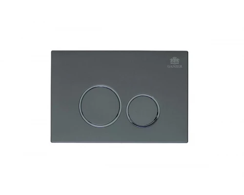Кнопка смыва для инсталляции Ganzer GZ2751-P(Q) механическая цвет графит