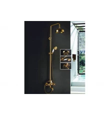 09061-D Двухвент душевой релинг БРОНЗА  GANZER  (4/1шт)