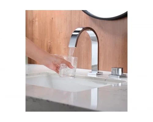 Смеситель для раковины, врезной на 2 отверстия Ganzer GZ01111 хром