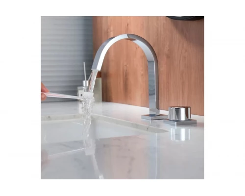 Смеситель для раковины, врезной на 2 отверстия Ganzer GZ01111 хром