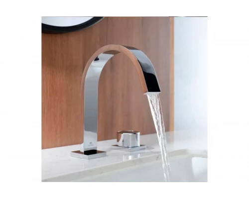 Смеситель для раковины, врезной на 2 отверстия Ganzer GZ01111 хром