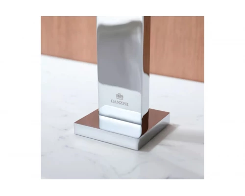 Смеситель для раковины, врезной на 2 отверстия Ganzer GZ01111 хром