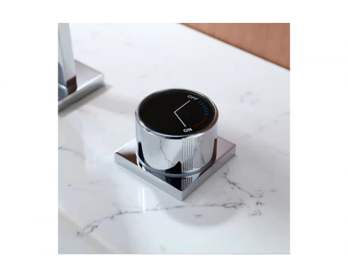 Смеситель для раковины, врезной на 2 отверстия Ganzer GZ01111 хром