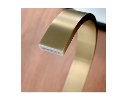 Смеситель для раковины из латуни врезной на 2 отверстия Ganzer GZ01111-S матовое золото