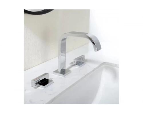 Встраиваемый смеситель для раковины на 3 отверстия Ganzer GZ01115 хром