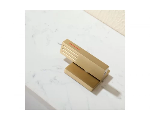 Встраиваемый смеситель для раковины на 3 отверстия Ganzer  GZ01115-S матовое золото