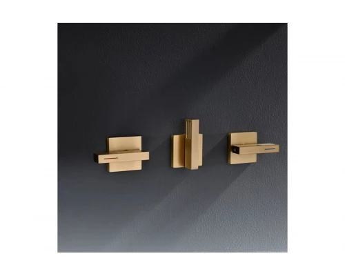 Встраиваемая душевая система 3-я функциями Ganzer  GZ01165-S матовое золото