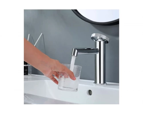 Смеситель для умывальника из латуни Ganzer GZ19111  хром