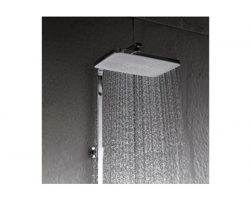 Душевая система из латуни с тропическим душем, термостатом Ganzer GZ12071 хром