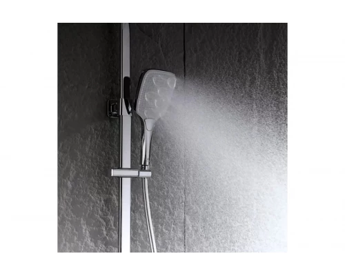 Душевая система из латуни с тропическим душем, термостатом Ganzer GZ12071 хром