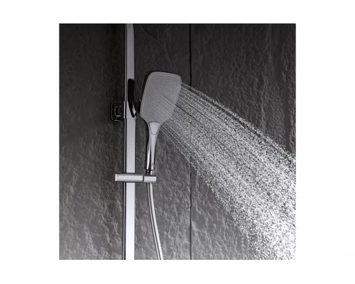 Душевая система из латуни с тропическим душем, термостатом Ganzer GZ12071 хром