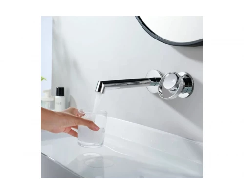 Настенный встраиваемый смеситель для раковины Ganzer GZ19144 хром