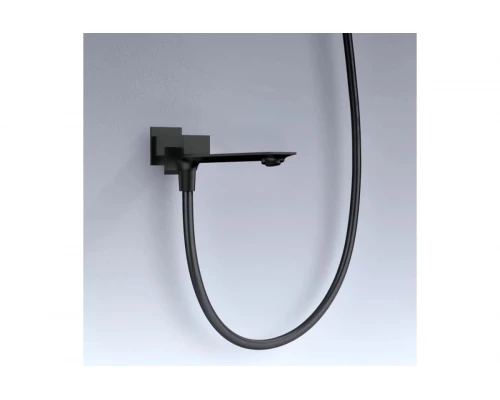 Встраиваемая душевая система из латуни с тропическим душем Ganzer  GZ05165-C черный