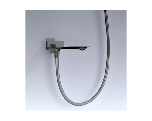 Душевая система с тропическим душем Ganzer GZ05165-Q встраиваемый, 3 функции, из латуни, графит