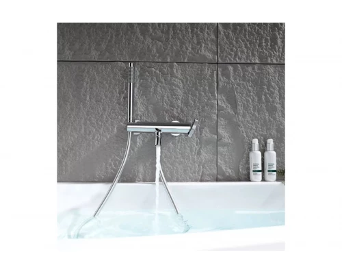 Смеситель для ванны с душем из латуни Ganzer GZ19132 хром