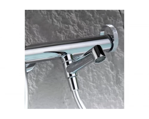 Смеситель для ванны с душем из латуни Ganzer GZ19132 хром