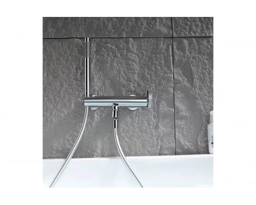 Смеситель для ванны с душем из латуни Ganzer GZ19132 хром