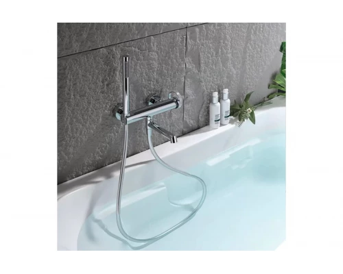 Смеситель для ванны с душем из латуни Ganzer GZ19132 хром