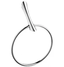 Полотенцедержатель кольцо Art&Max Elegant AM-E-1580, 18 см, хром