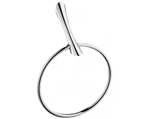 Полотенцедержатель кольцо Art&Max Elegant AM-E-1580, 18 см, хром