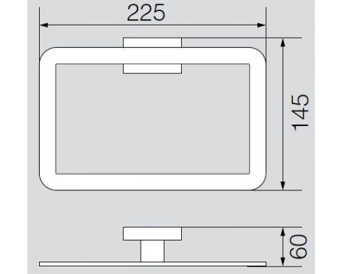 Кольцо Veragio Ramba, хром VR.RMB-4923.CR