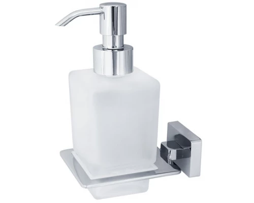 Дозатор жидкого мыла настенный Veragio Ramba, хром/матовое стекло VR.RMB-4970.CR